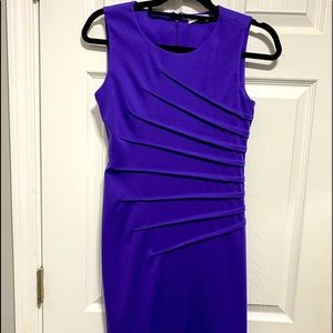 Calvin Klein Purple jersey dress